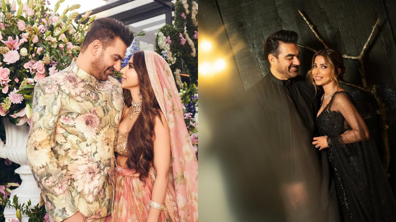 Arbaaz drops cute pictures to celebrate first wedding anniversary with Sshura