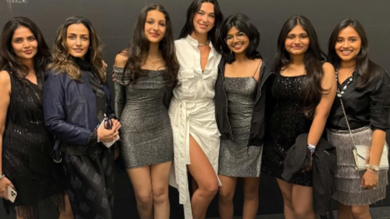 Namrata Shirodkar & Sitara pose with Dua Lipa at her concert; pics go viral