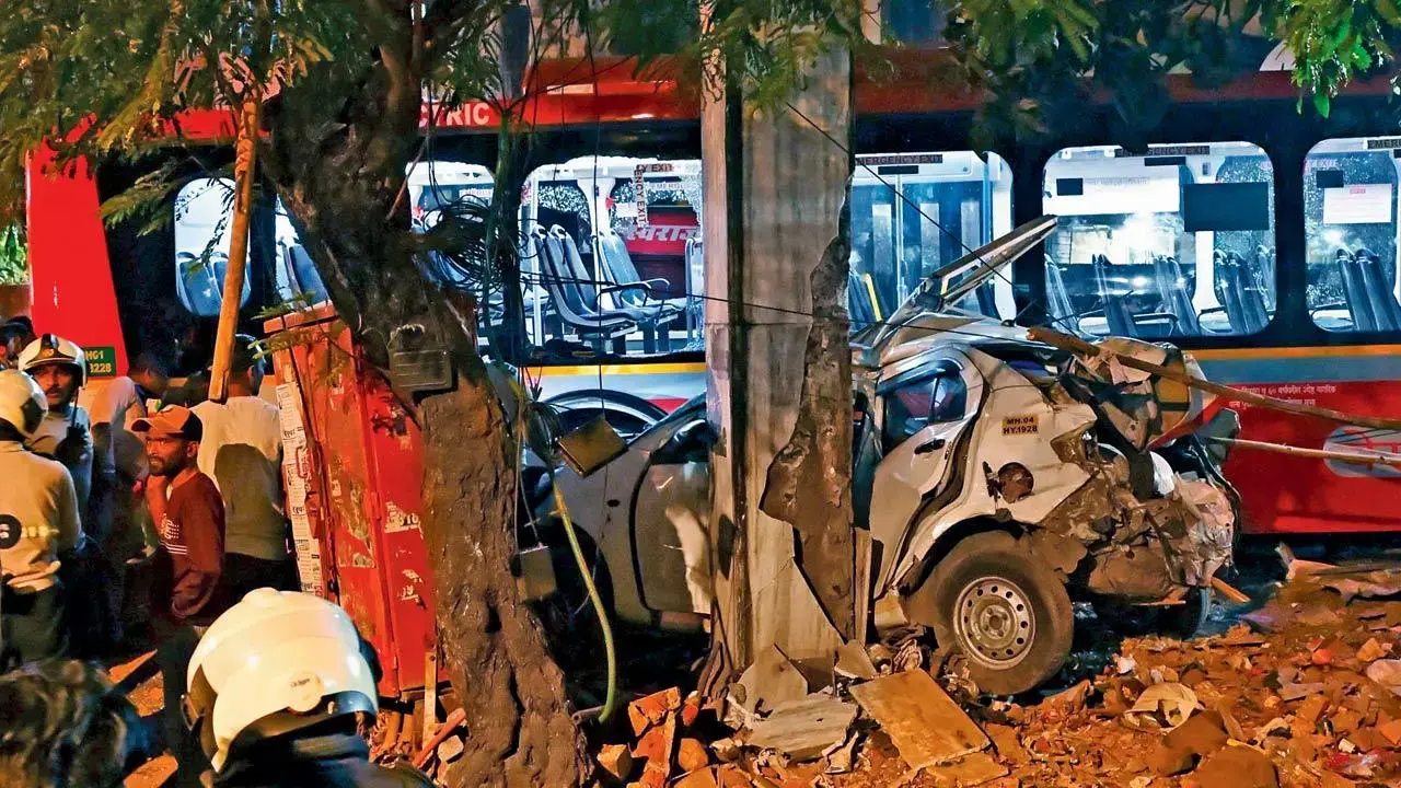 Kurla BEST bus crash Ulhasnagar Municipal Corporation checks drivers