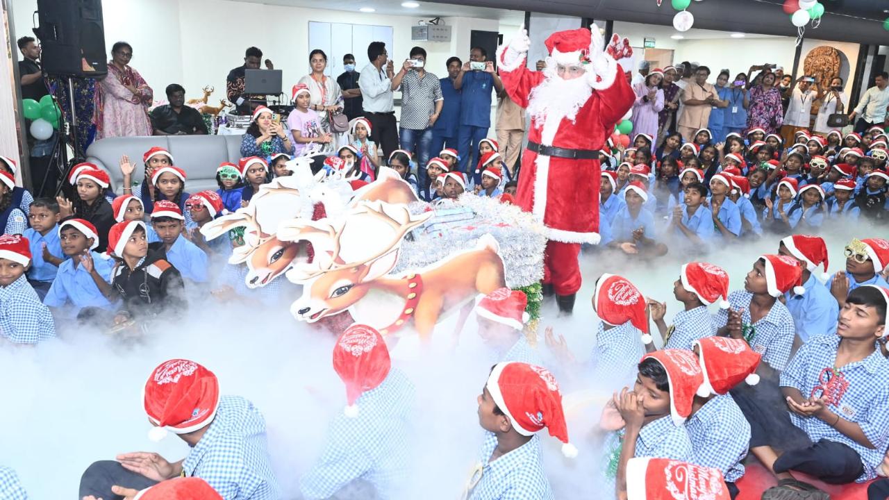 Christmas 2024: Mumbai hospital brings joy to over 300 children around Mumbai