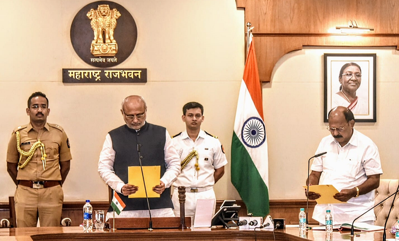 BJP MLA Kalidas Kolambkar takes oath as pro-tem speaker