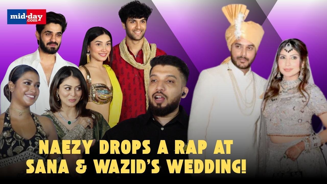 Bigg Boss OTT stars Naezy & Arbaaz Attend Sana & Wazid’s Wedding Reception