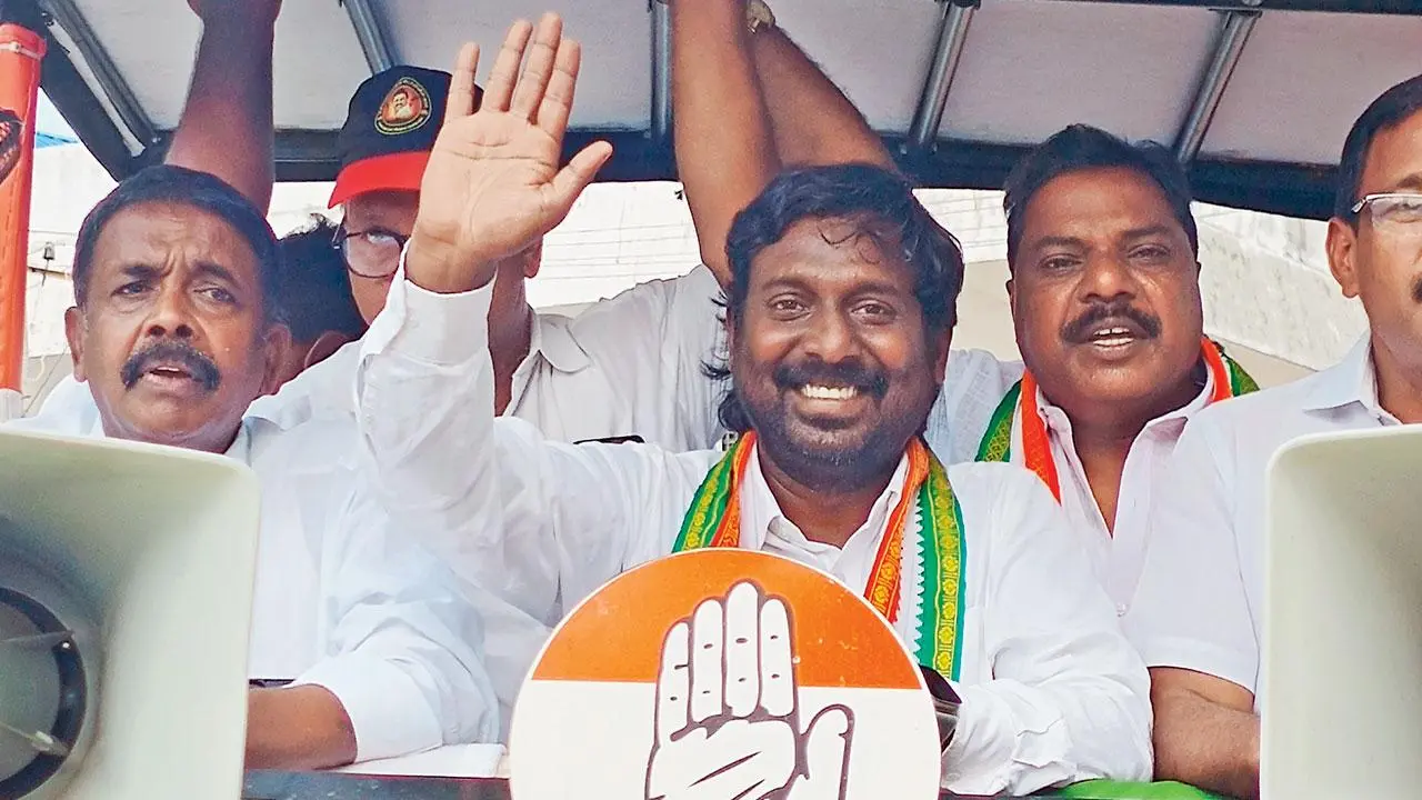 Congress MP Vijay Vasanth gives adjournment motion in Lok Sabha 