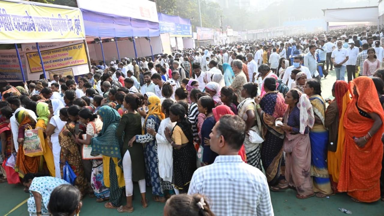 IN PHOTOS: Lakhs of Dr Babasaheb Ambedkar followers converged at Chaityabhoomi