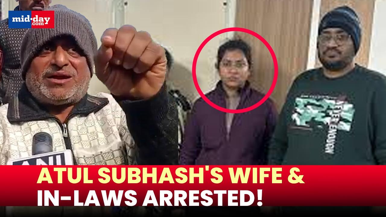 Atul Subhash's estranged wife & in-laws arrested in Gurugram