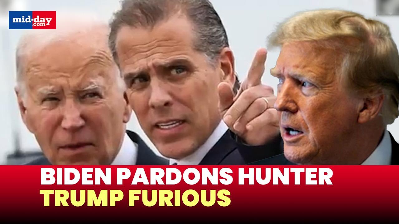 Joe Biden pardons Hunter Biden over gun and tax violation, Trump gets furious