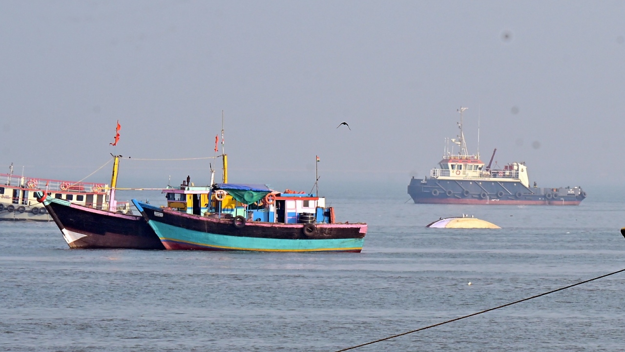 In Photos: Search Operations Continue After Boat Tragedy In Mumbai