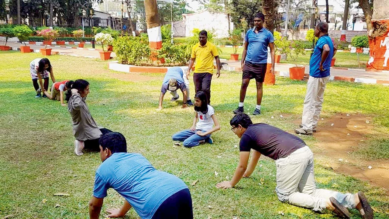 Organised twice a week by Rustom Warden, a physical trainer for over two decades, the bootcamp features physical activities and games such as football, throwball or just run around aimlessly to expend energy that otherwise has no outlet. (In Pic: Special Hangout activities being conducted with ND children and the forum has also become a safe space for their parents)