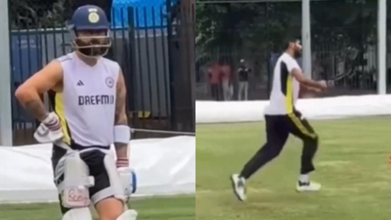 Kohli-Bumrah ditch pink-ball practice match, lock horns in fiery net session: WATCH