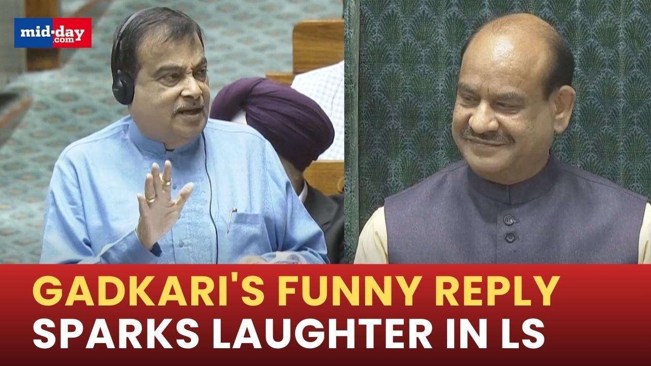 Nitin Gadkari's humorous take on road safety sparks laughter in Lok Sabha