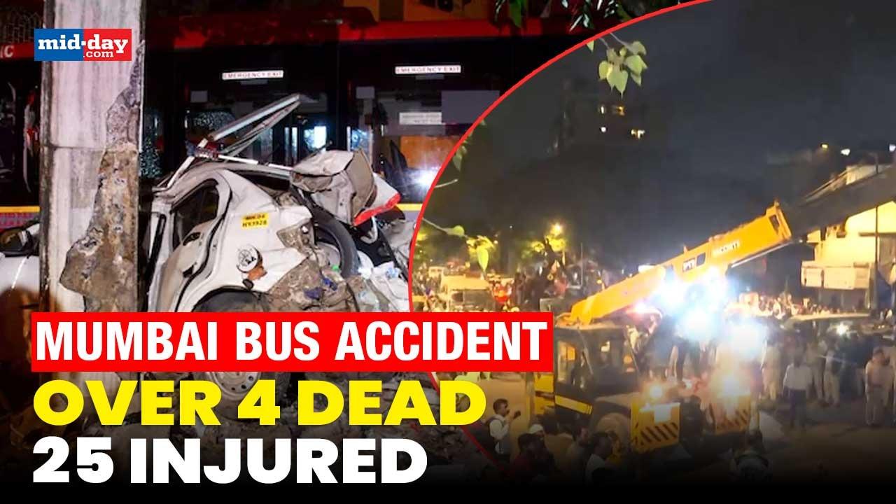 Mumbai bus accident: Horrific incident kills over 4 people, 25 injured