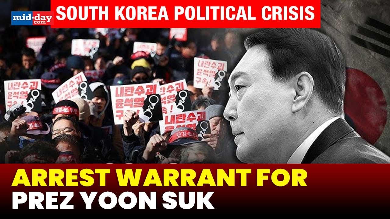 South Korea issues arrest warrant for president Yoon Suk Yeol, Here's why!