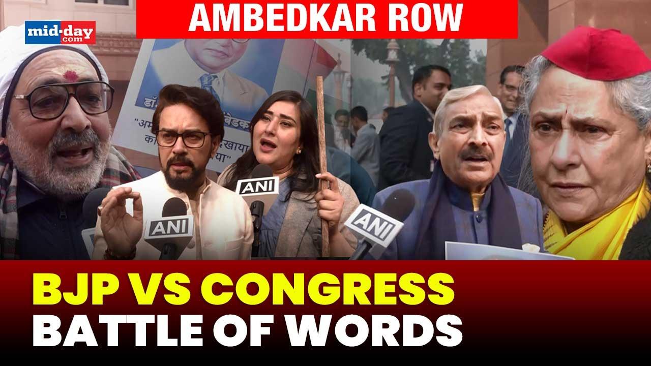 Ambedkar row: Heated argument between BJP & Congress takes place in Parliament