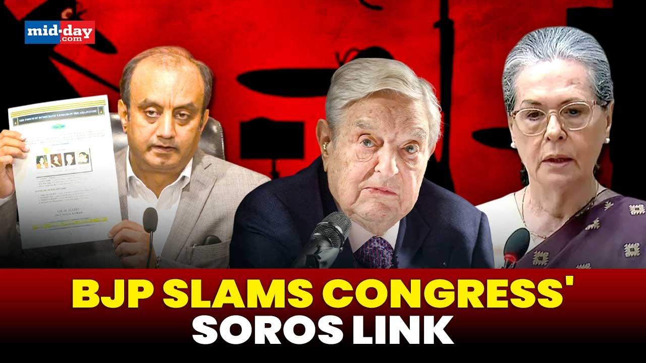 BJP's Sudhanshu Trivedi questions Congress on ties with George Soros