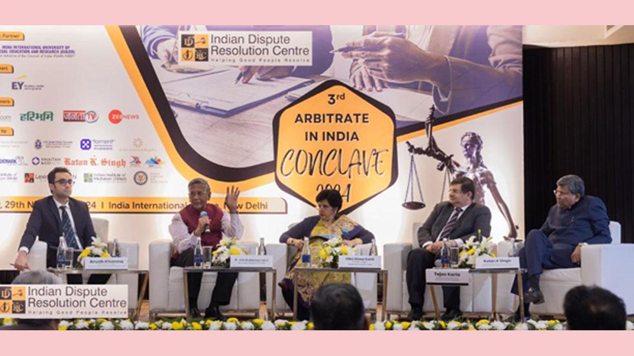 IDRC organised Arbitrate in India Conclave 2024, Justice Hima Kohli and AG R Venkataramani bat for strengthening Institutional Arbitration