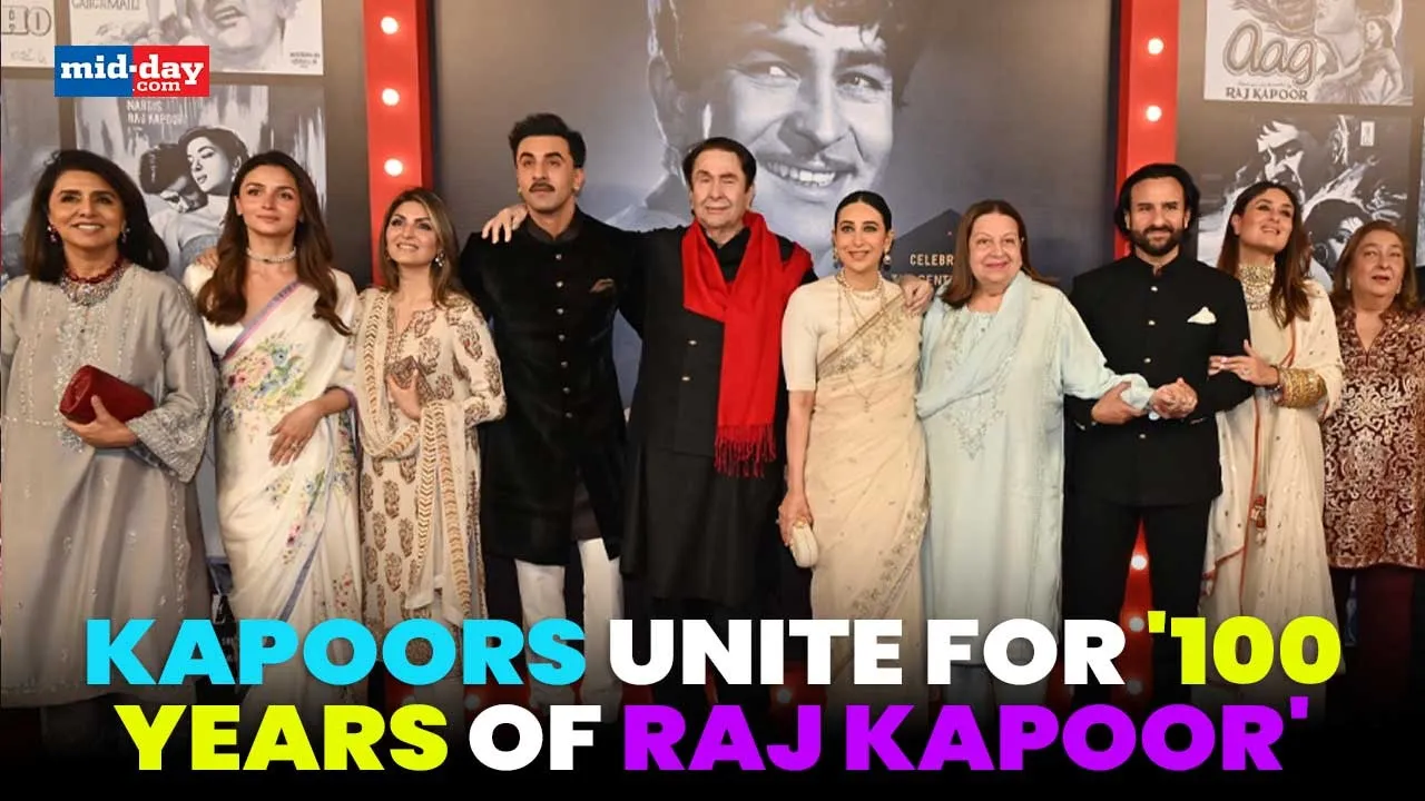 Ranbir, Alia, Kareena, Saif, & Kapoor family celebrate Raj Kapoor's centenary