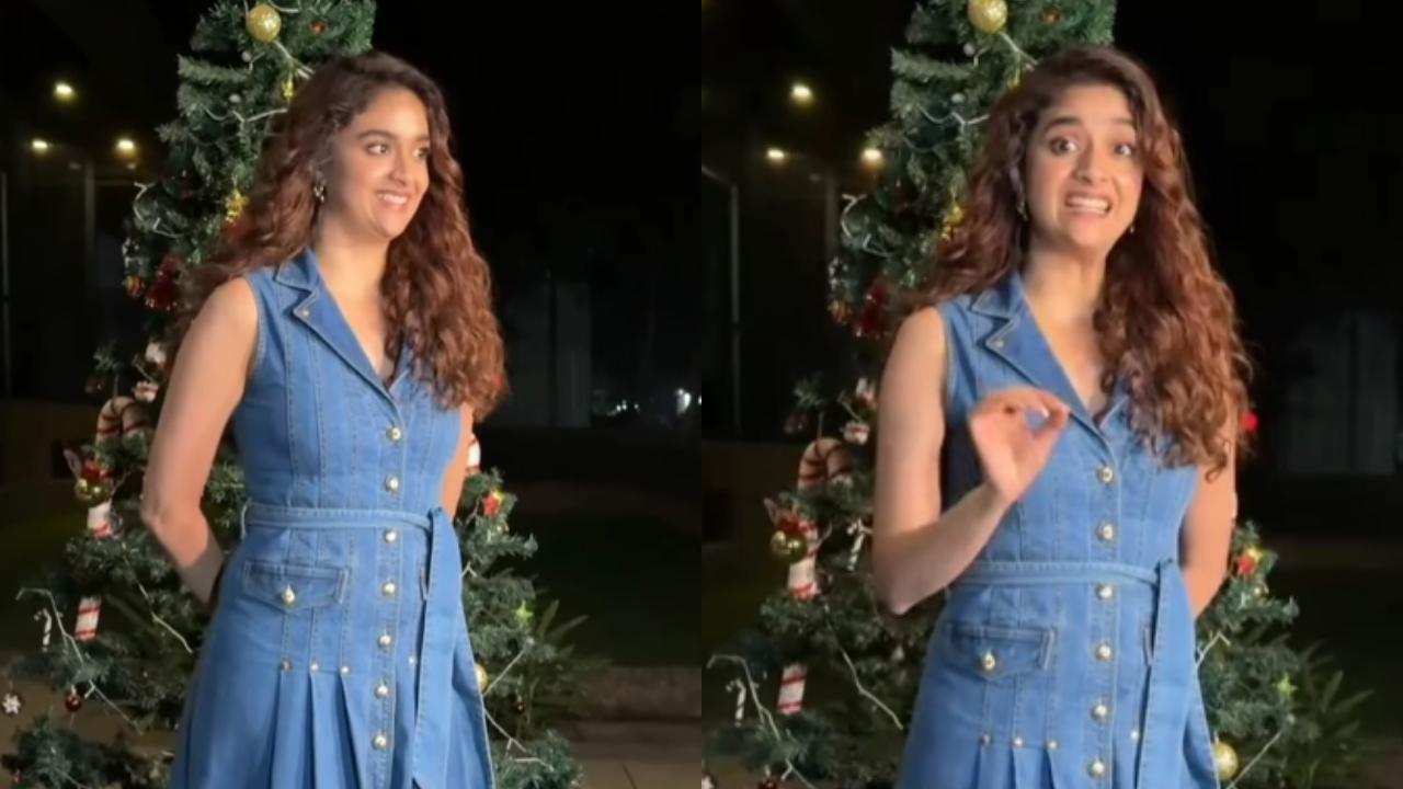 Keerthy Suresh corrects paparazzi for calling her 'Kriti' and 'Keerthy dosa'