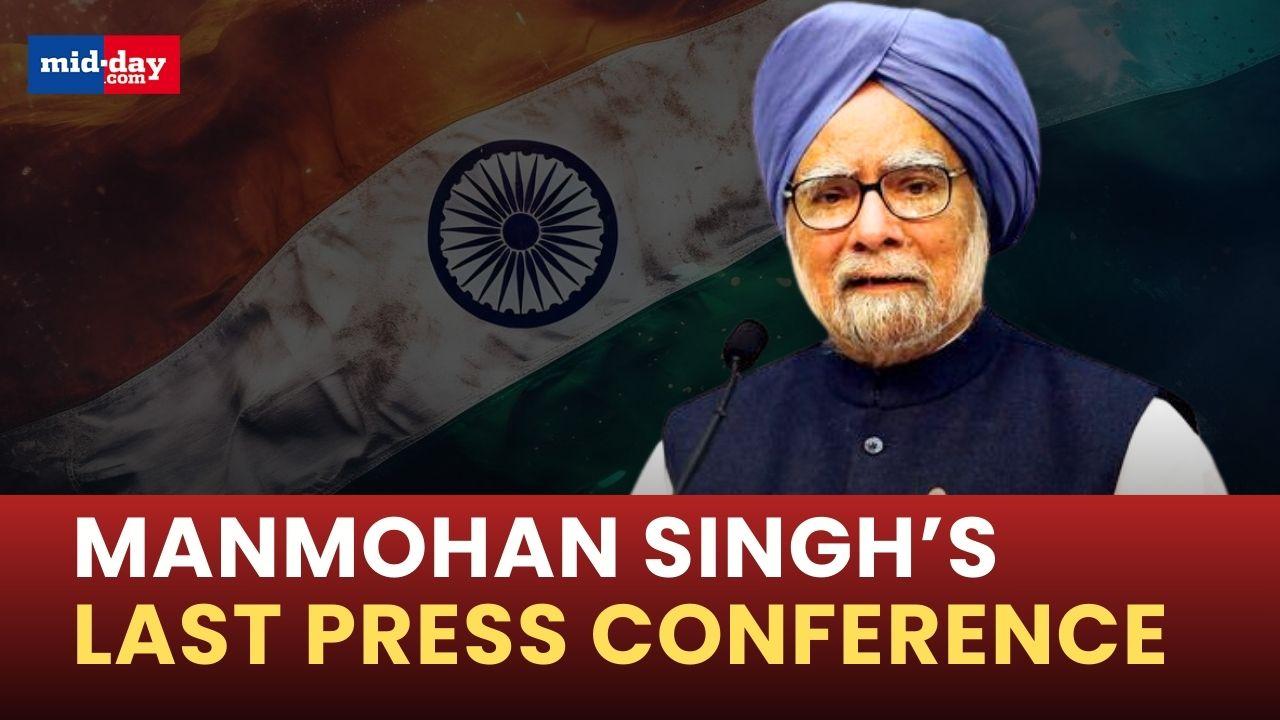 Last press conference of Late Dr. Manmohan Singh goes viral