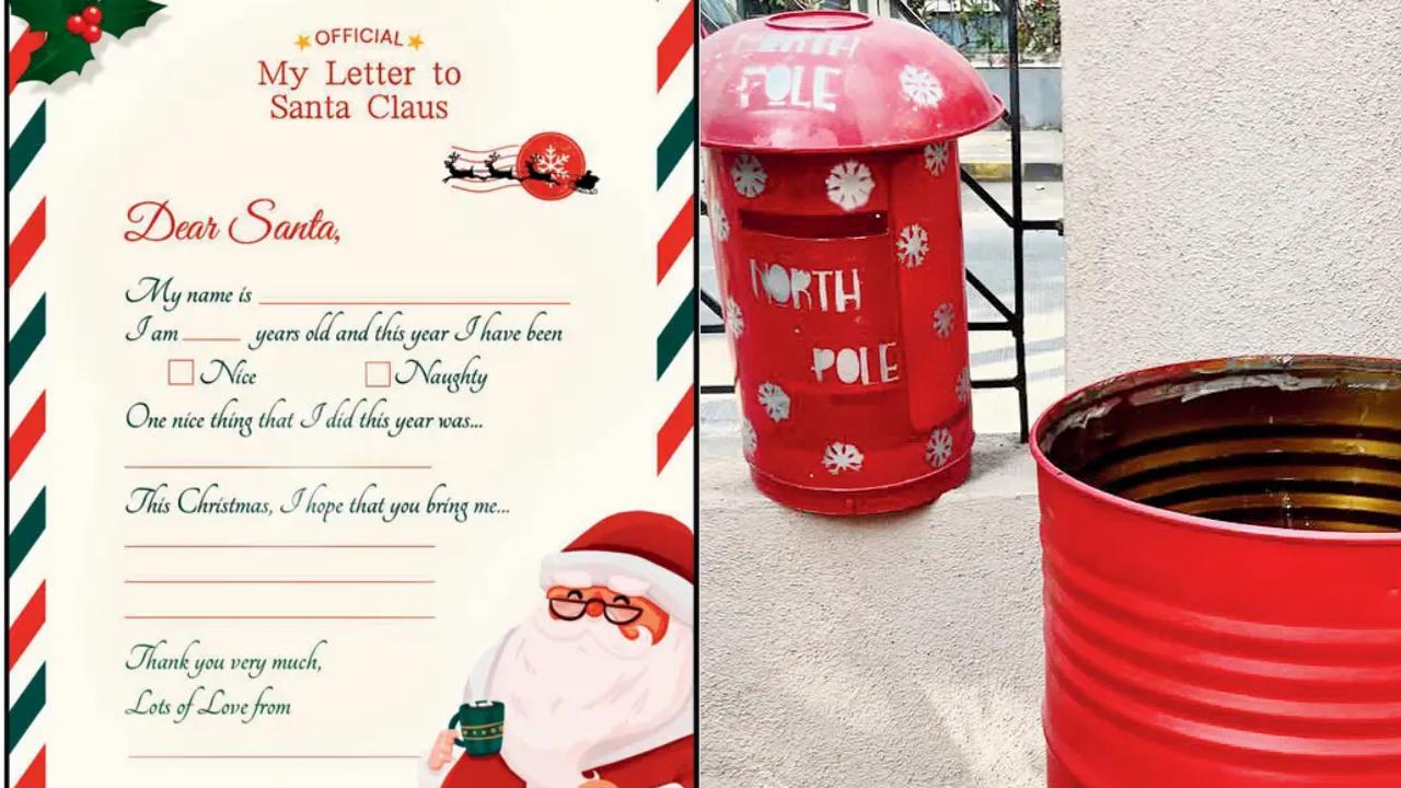 Let your kids write 'Letters to Santa' with this unique initiative in Bandra