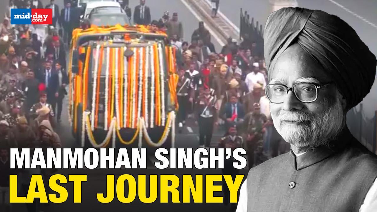 Manmohan Singh’s final journey begins with full-state honours