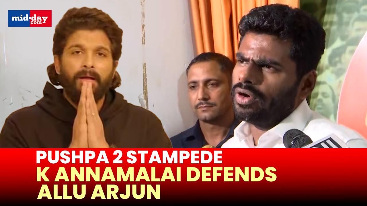 Annamalai defends Allu Arjun, Blasts Revanth Reddy for Sandhya Theatre incident