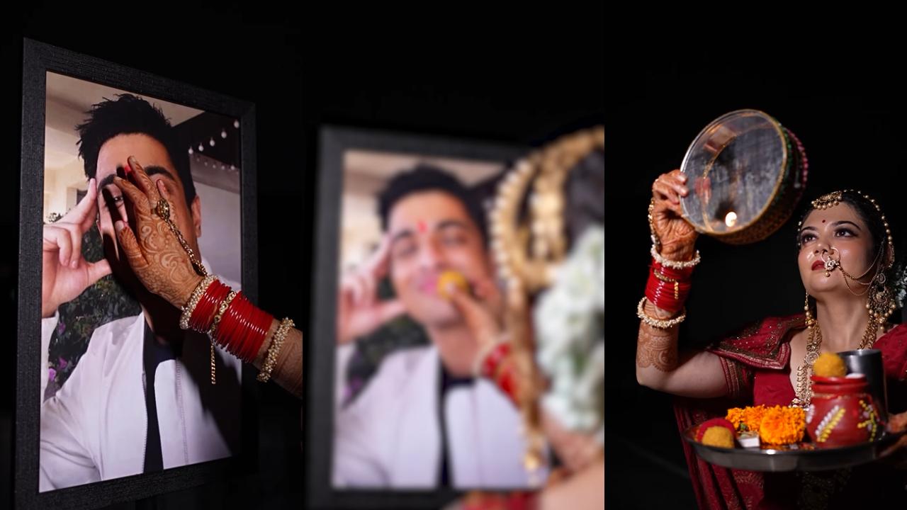 Woman named Rohini performs Karwa Chauth with Ranveer Allahbadia’s pic, watch