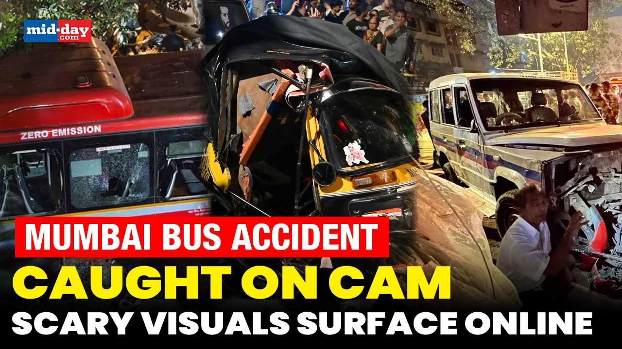 Mumbai bus accident: 6 killed, 49 injured, Horrific visuals caught on camera