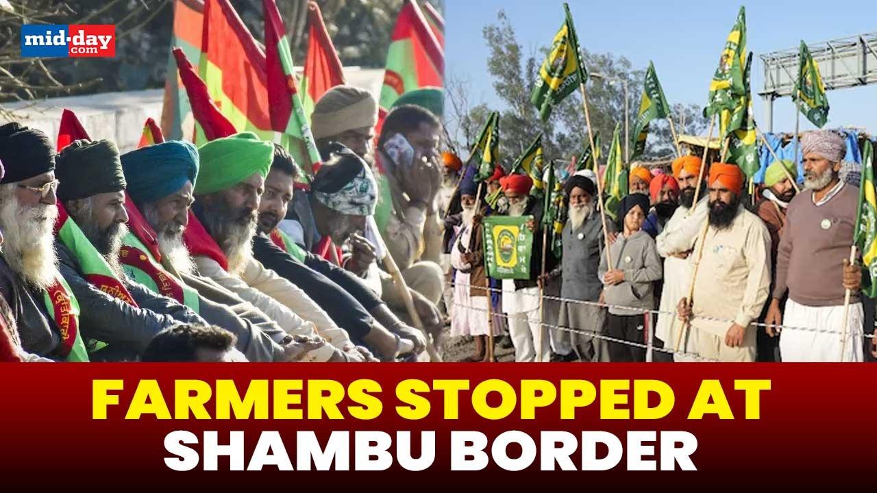 Farmers Protest: Farmers heading towards Delhi stopped at Shambu Border