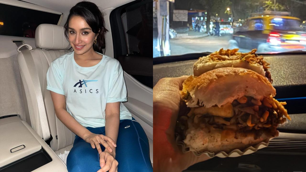 Shraddha Kapoor puts break up rumours to rest, enjoys vada pav with Rahul Mody