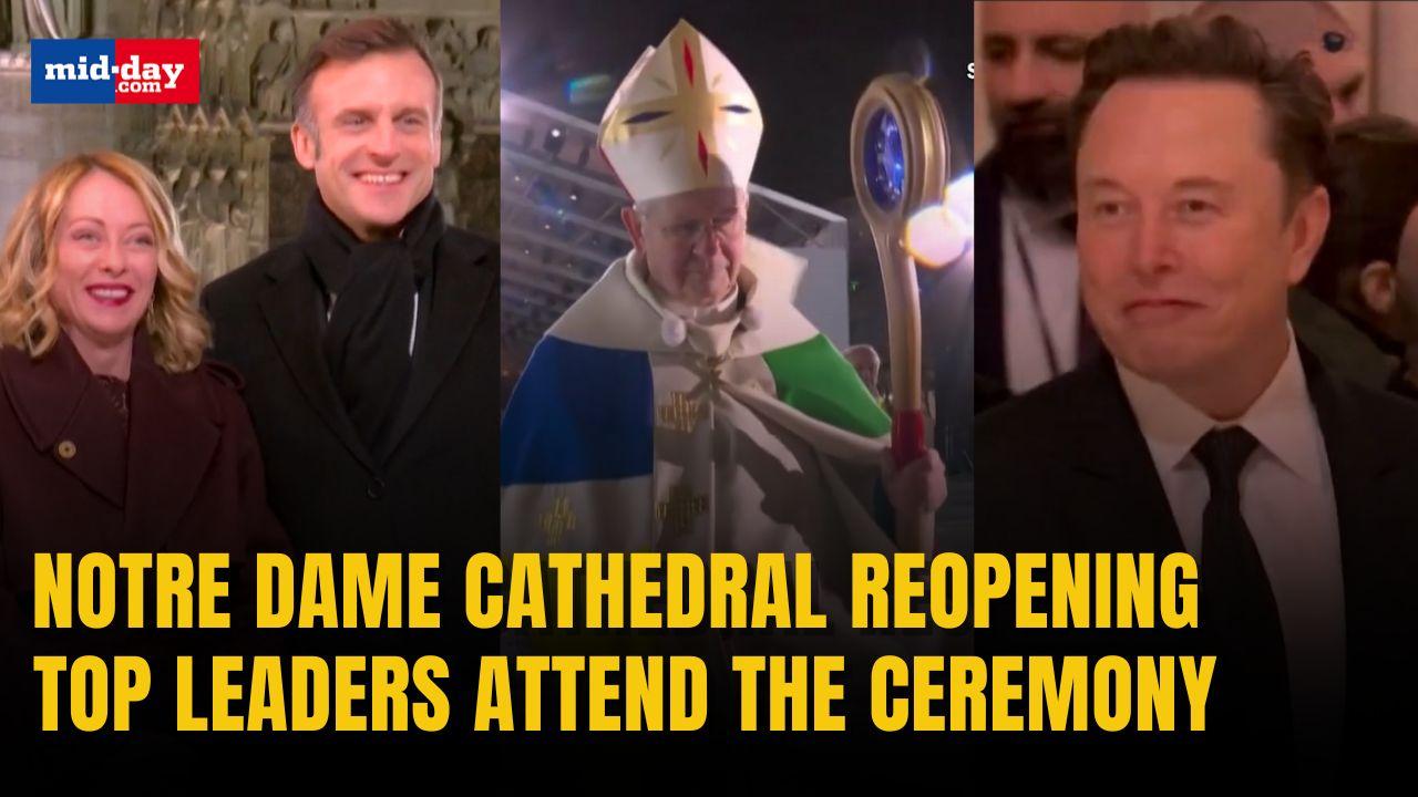 Notre Dame Cathedral Reopening: Top leaders attend the ceremony