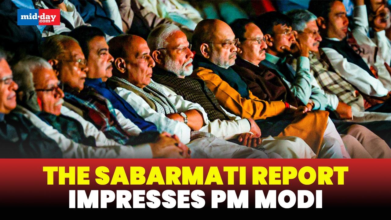  PM Modi, along with Cabinet Ministers, watches The Sabarmati Report