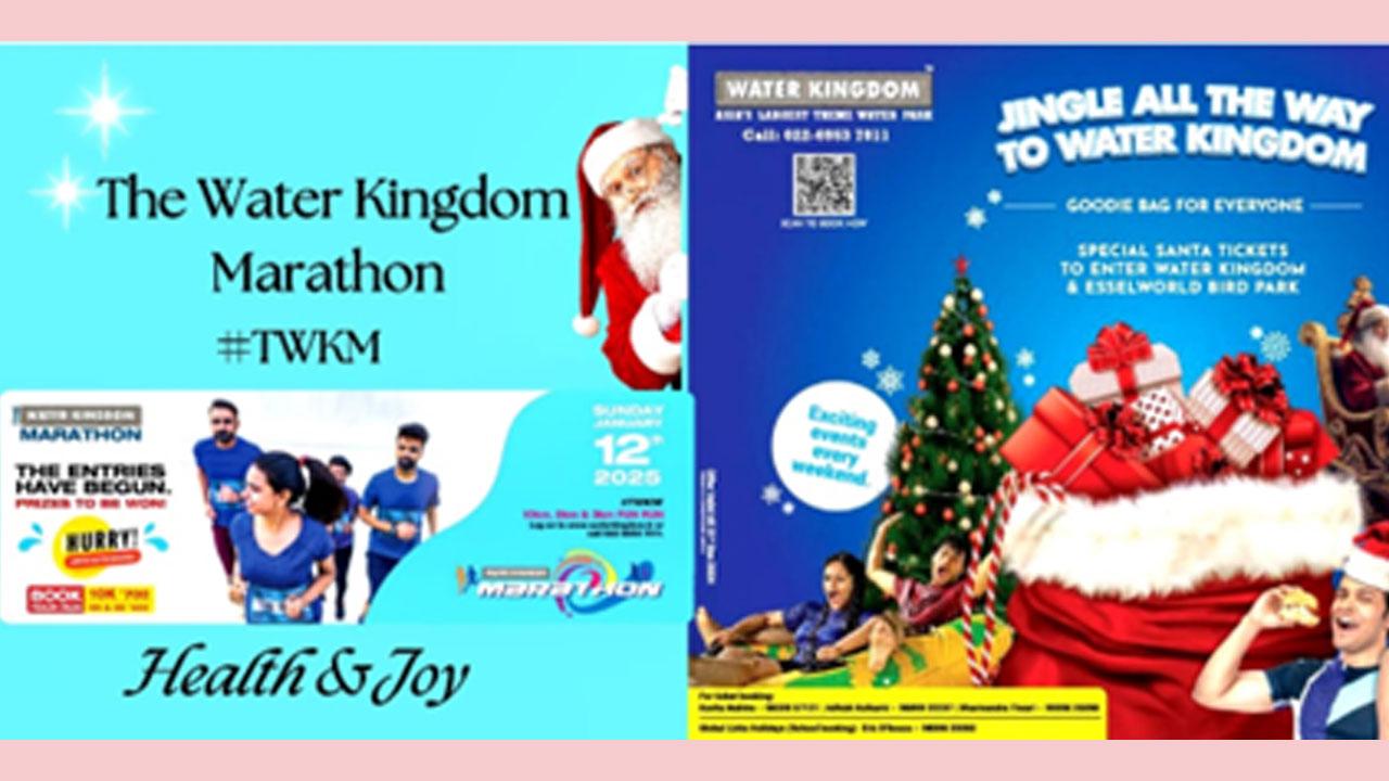 Water Kingdom's Christmas Special Events and New Year Marathon: A Festive Celebration with Goodie Bags, Santa Tickets, Scenic Runs, Exclusive Perks, and Prizes!