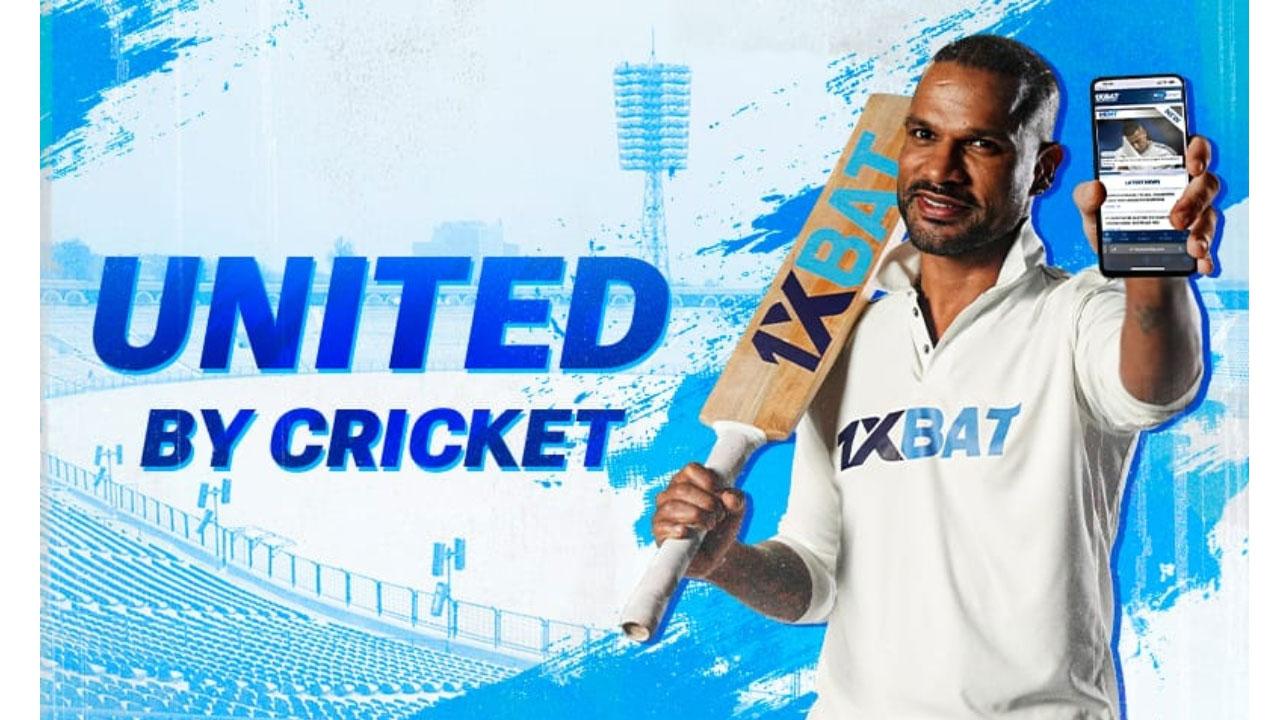 United By Cricket: Shikhar Dhawan and 1xBat root for the national team against Australia!