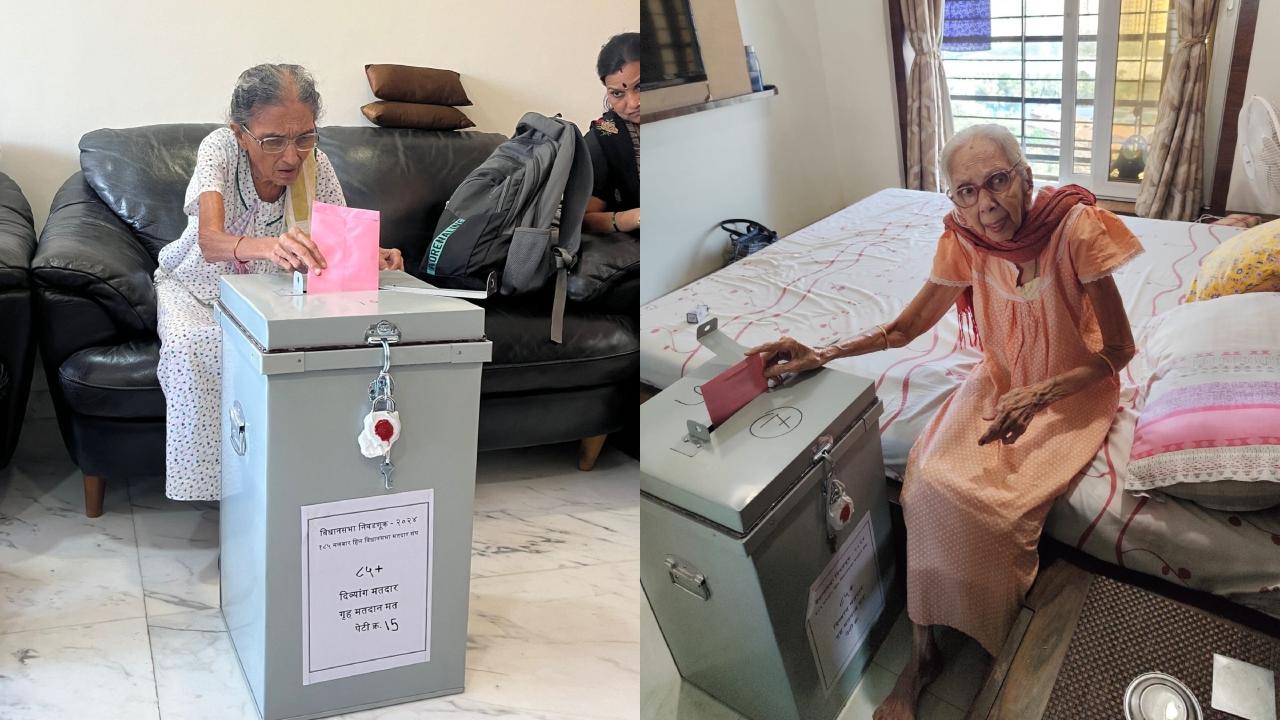 Over 270 senior citizens, disabled people vote from home in Malabar Hill