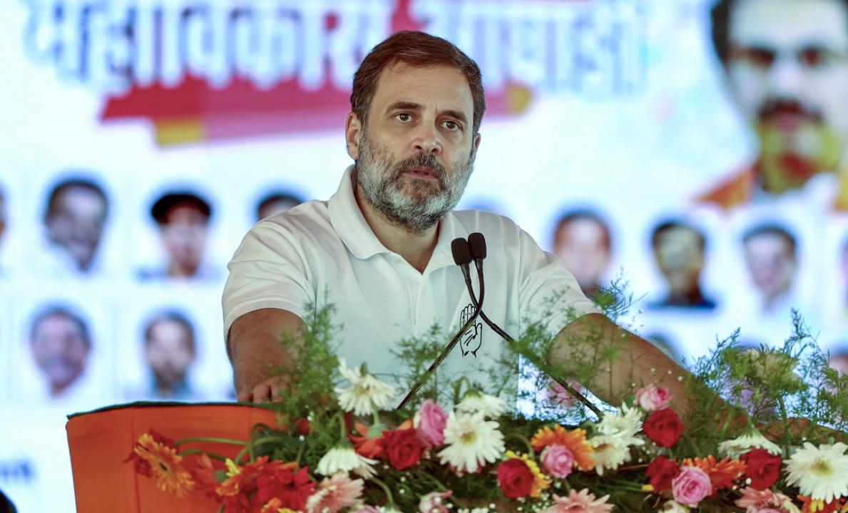 This govt handed over Dharavi to Adani: Rahul Gandhi at Nanded rally