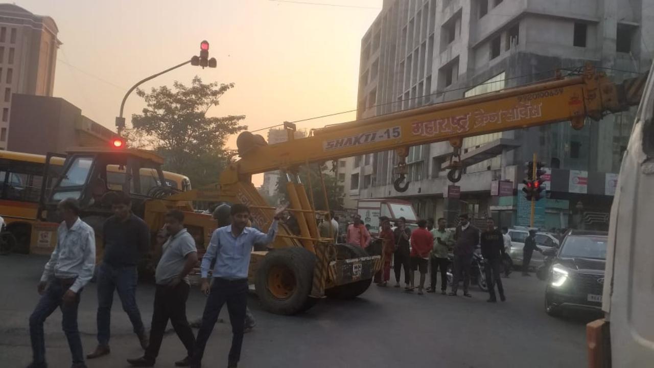 Senior citizen woman dies after crane goes out of control in Bhayandar