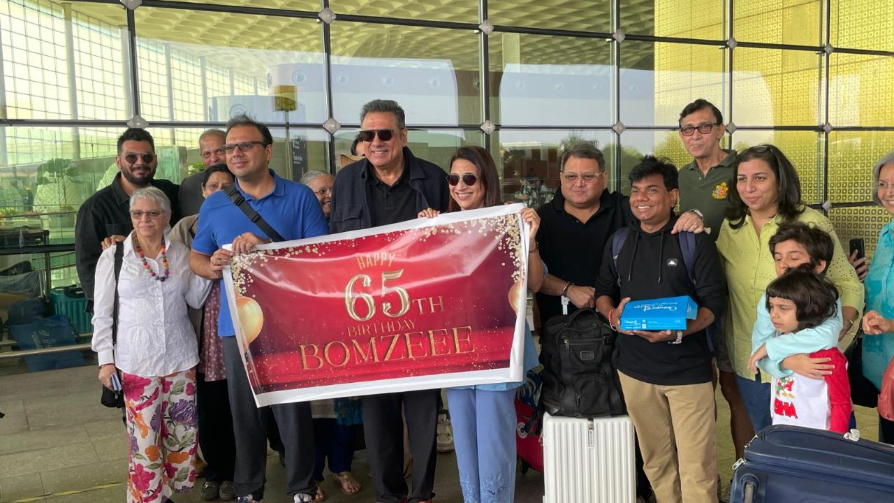 Boman Irani's family plans Goa party, surprises him at airport ahead of 65th birthday