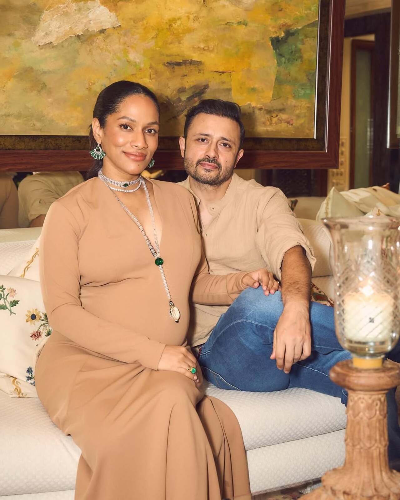 Celebrity fashion designer Masaba Gupta and actor Satyadeep Misra welcomed their baby girl in October. 