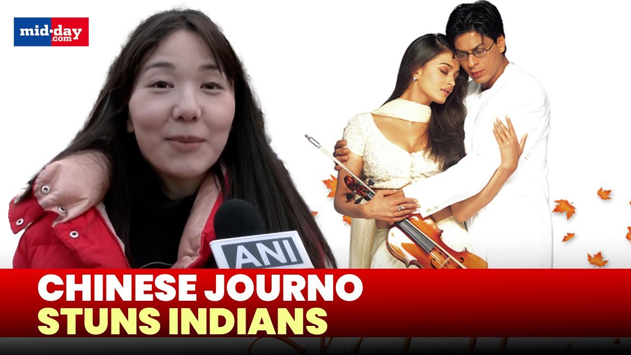 India-China Relations: Chinese journalist stuns singing Bollywood songs