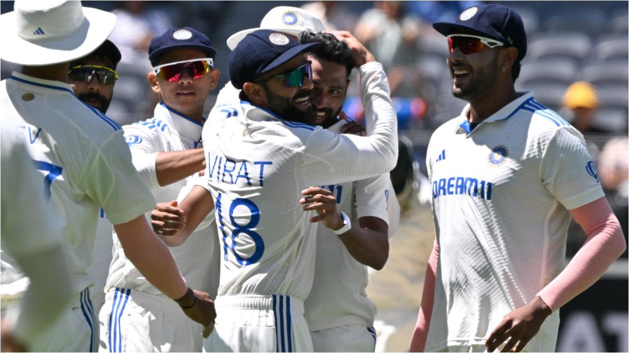 Hosts Australia slip to 227 for eight at tea on day four in Perth