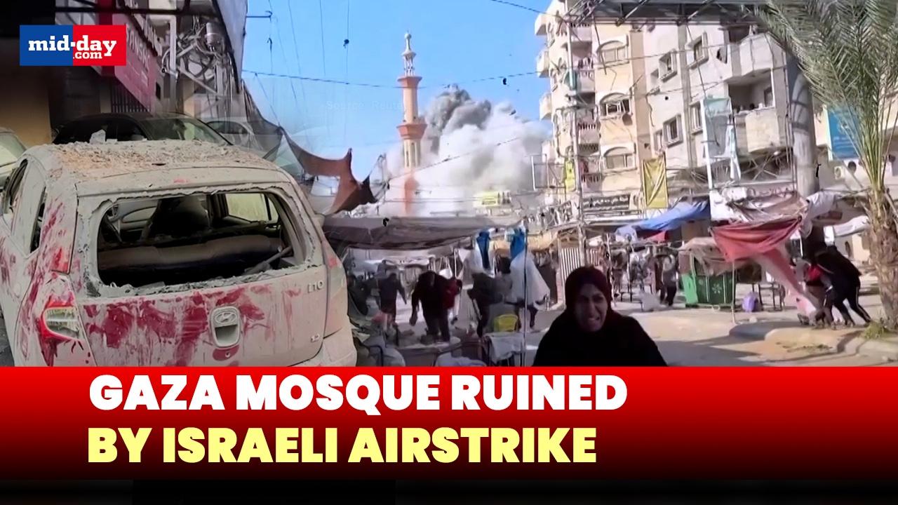 Lethal Israeli airstrike destroys Mosque in Gaza - WATCH VIDEO