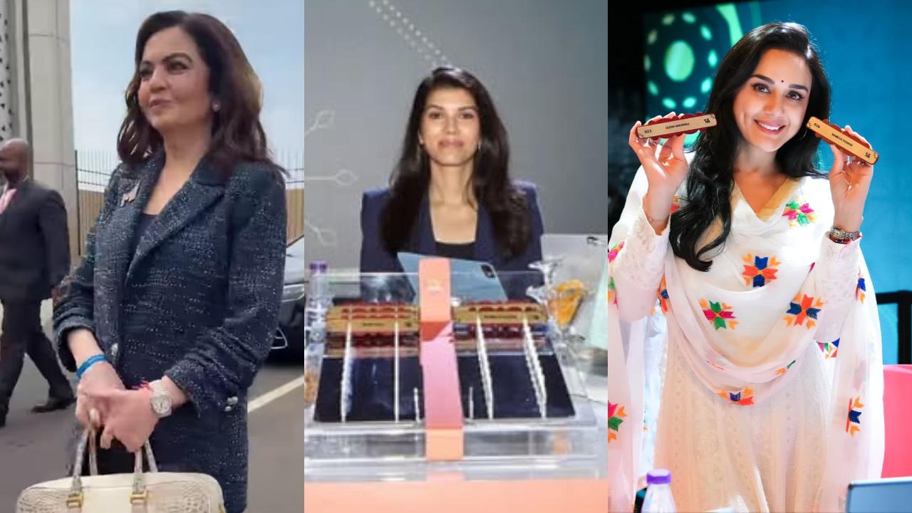 What Nita Ambani, Kavya Maran, Preity Zinta wore on IPL 2025 Mega Auction Day 1