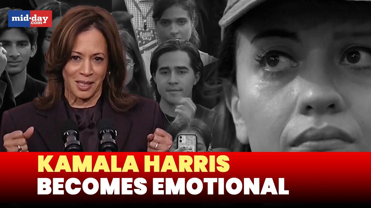 US Election 2024: Kamala Harris becomes emotional as Donald Trump wins