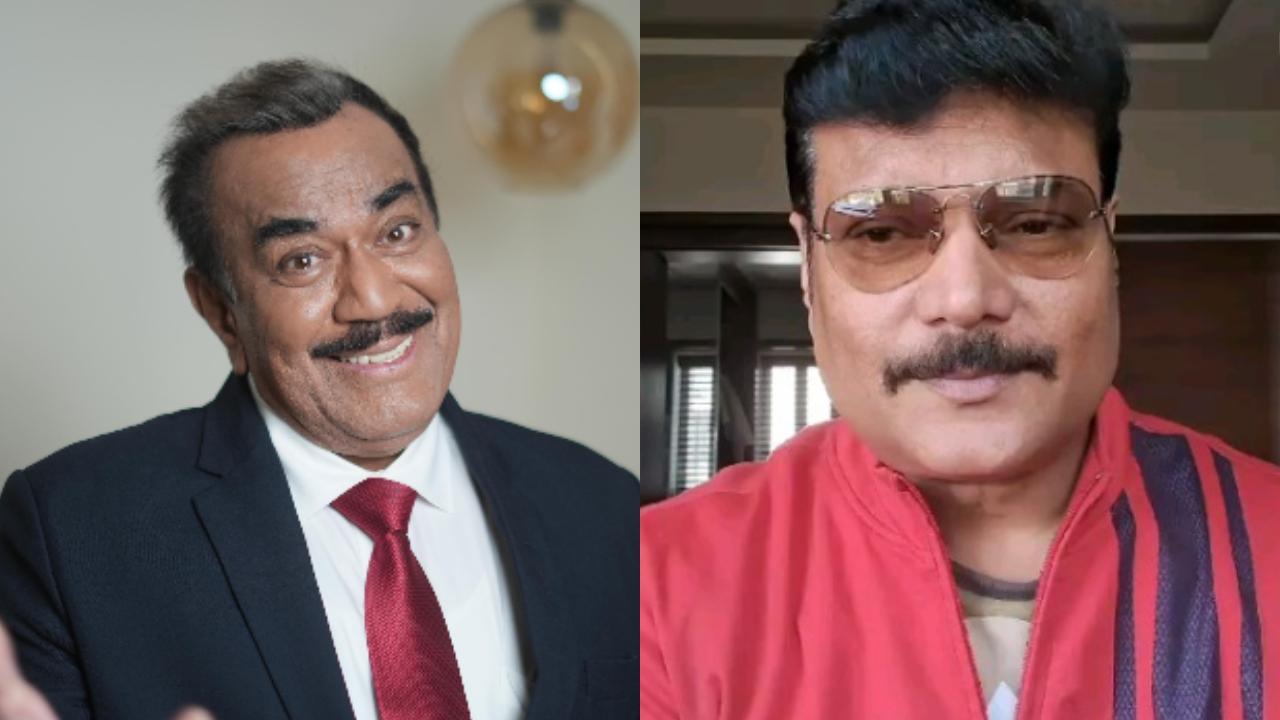 CID stars Shivaji Satam and Dayanand Shetty shoot for promos