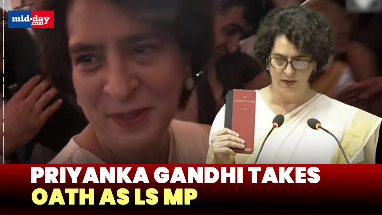 Priyanka Gandhi sworn in as Lok Sabha MP from Wayanad