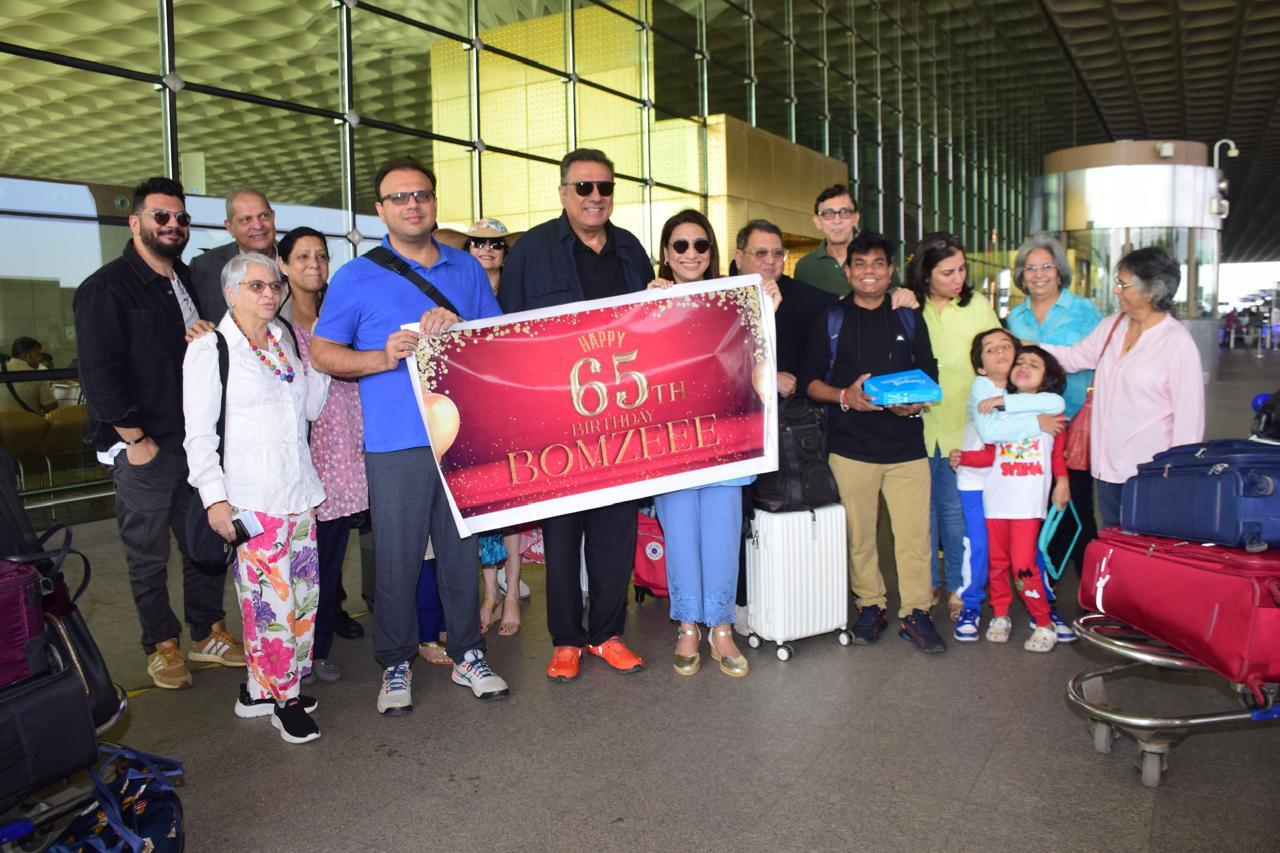 His family surprised him at the airport with a trip to Goa and early birthday celebrations