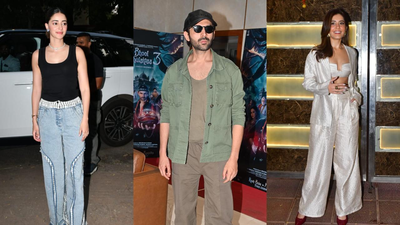 Spotted in the city: Ananya Panday, Kartik Aaryan, Raashii Khanna and others