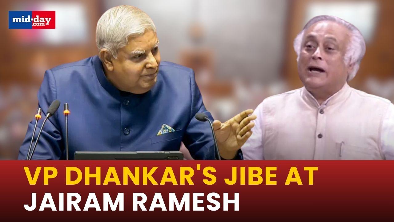  Winter Session: Here's what VP Dhankar said to Jairam Ramesh in Rajya Sabha