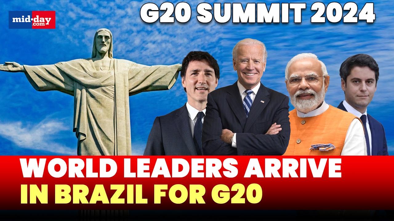 G20 Summit 2024: World Leaders reach Rio de Janeiro for G20 Summit