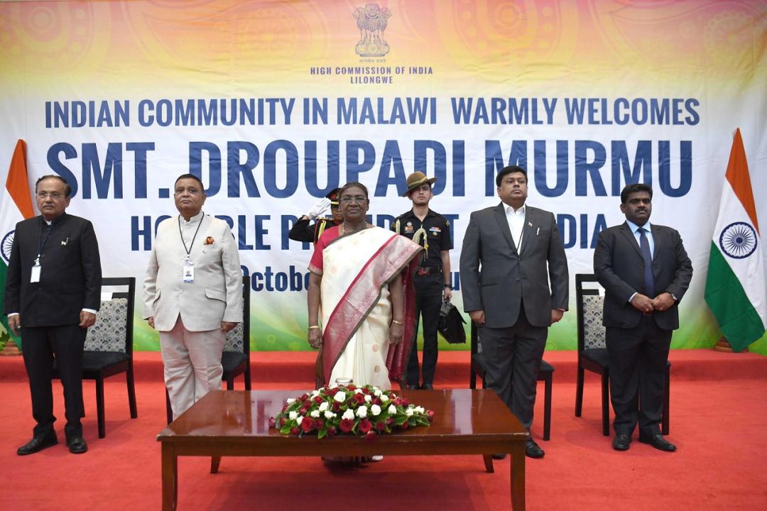 Prez Murmu hails Indian community in Malawi as 'living link' between two nations